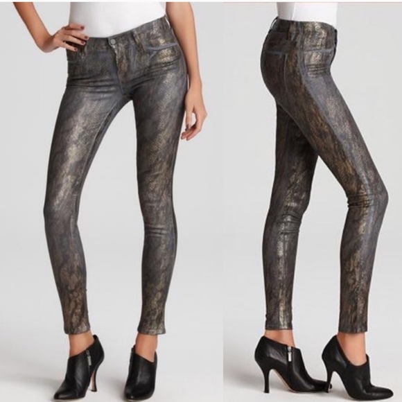 J.BRAND Chic Snakeskin Print Pants SIZE 25 - Picture 1 of 8